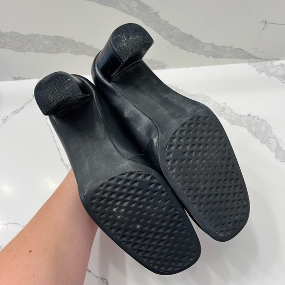 Vintage Aerosoles Women’s Black Leather Pump Heels, Size 9.5M - Picture 4 of 8